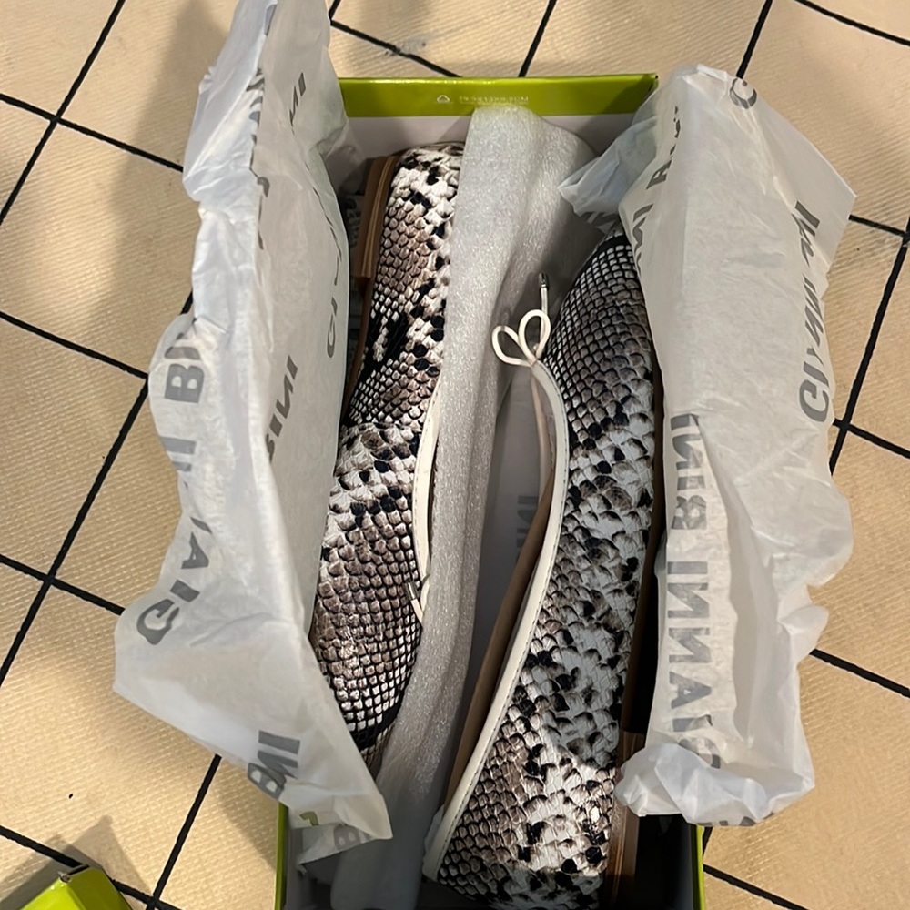 Snake print Giann Bini flats